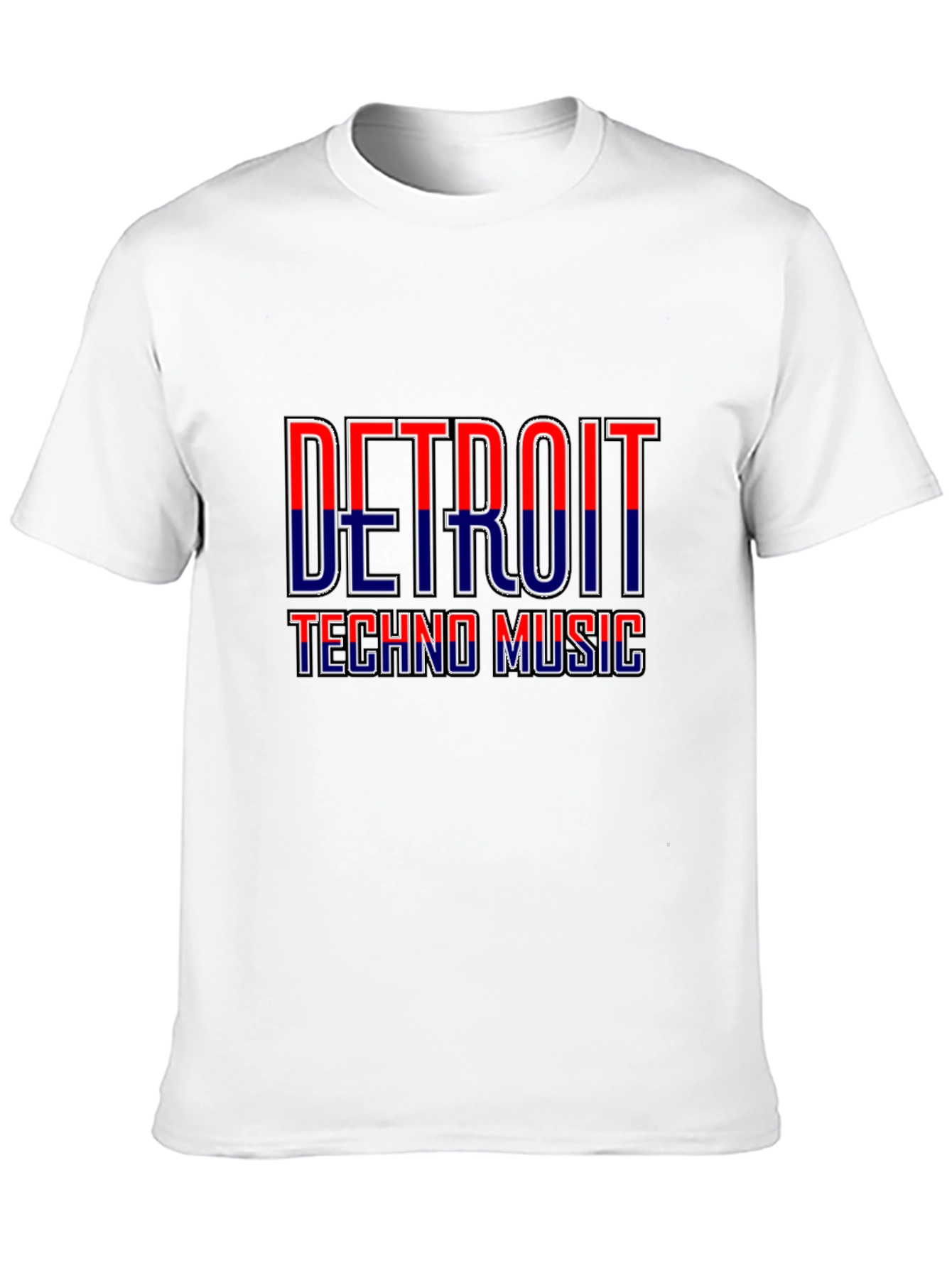 Detroit Techno Music Graphic T-Shirt