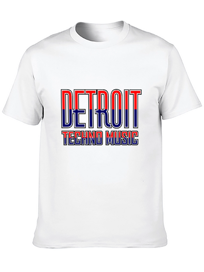 Detroit Techno Music Graphic T-Shirt