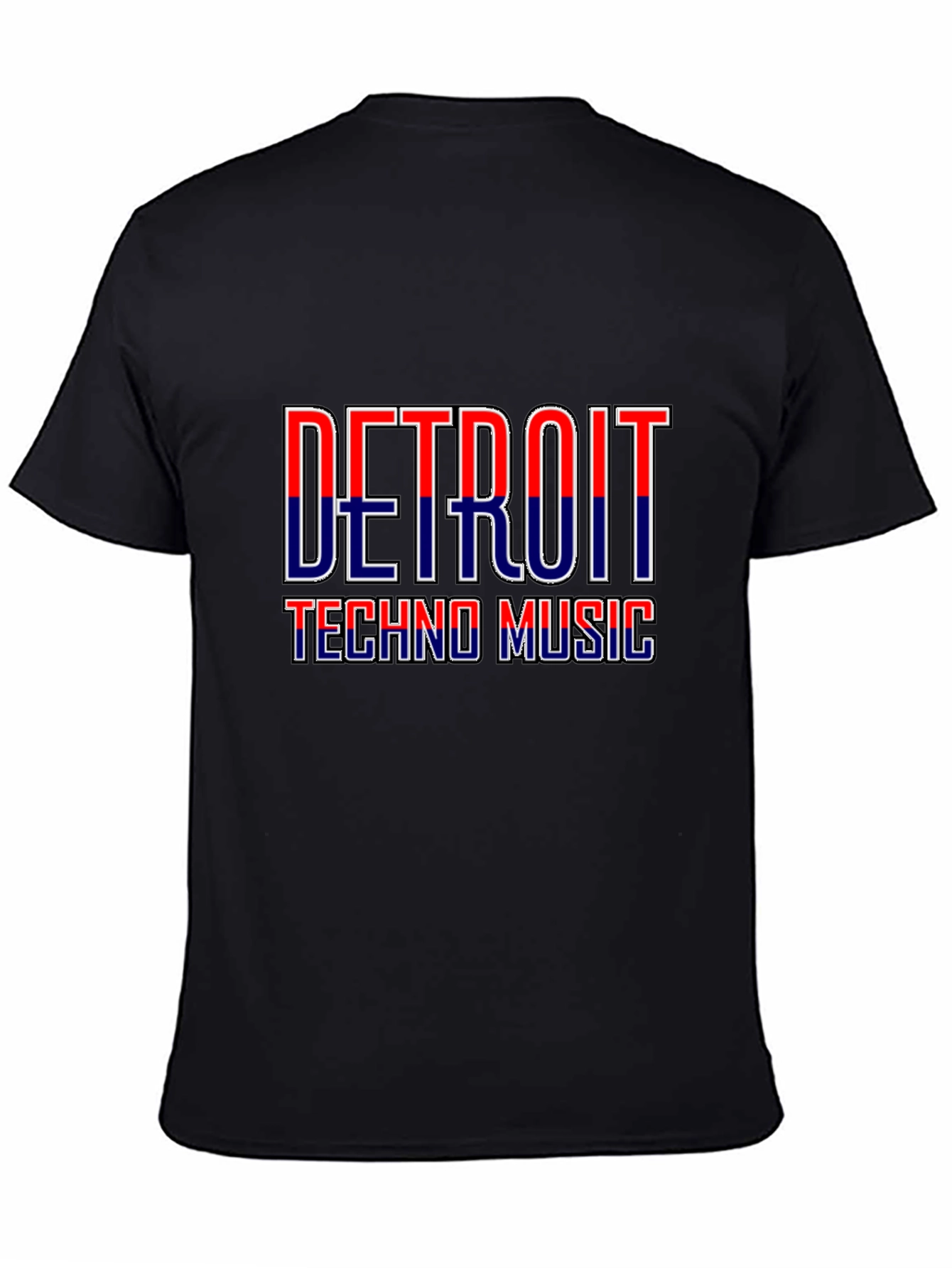 Detroit Techno Music Graphic T-Shirt