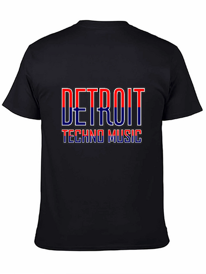 Detroit Techno Music Graphic T-Shirt
