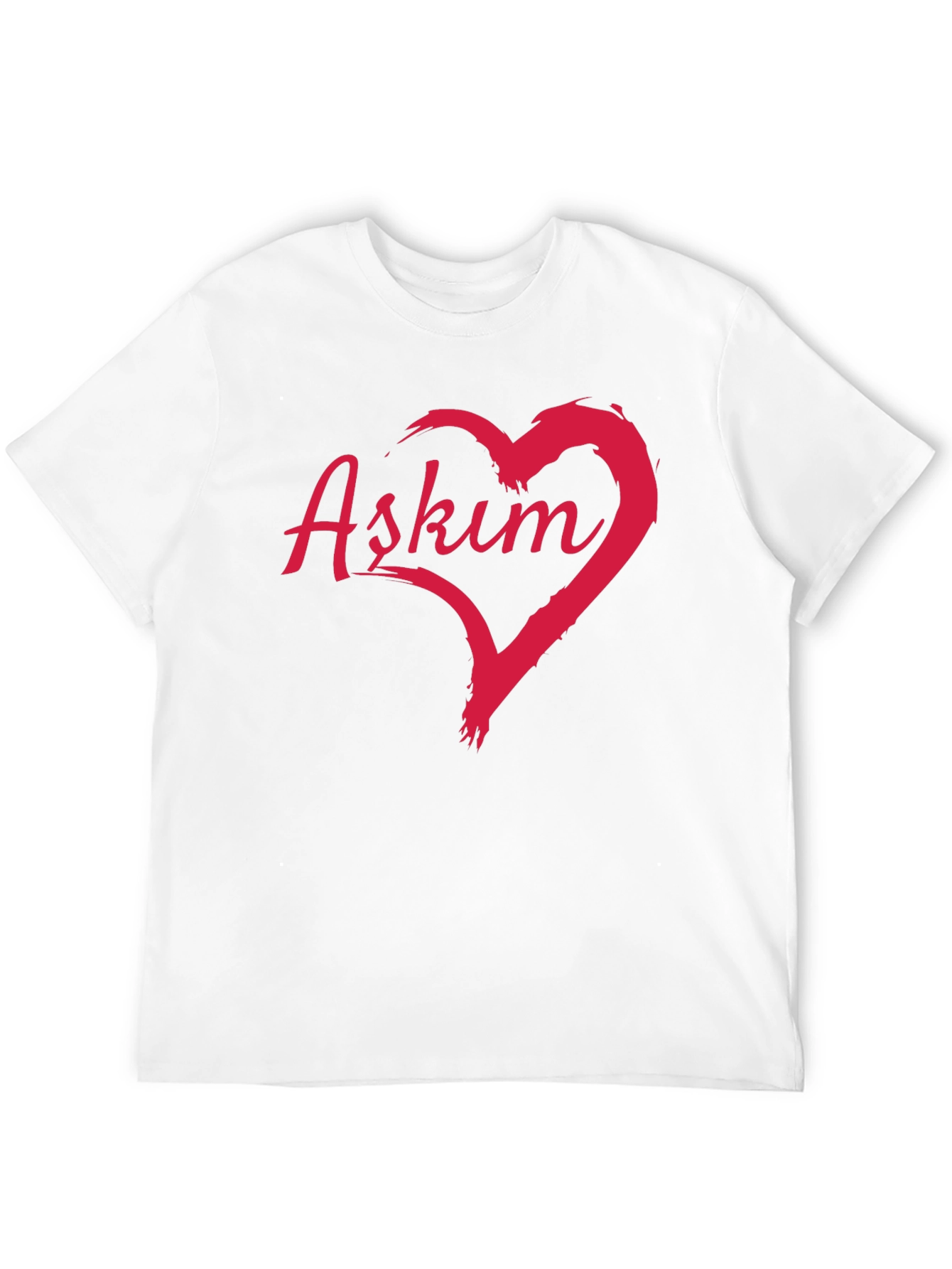 Askim Heart Graphic T-Shirt - Black