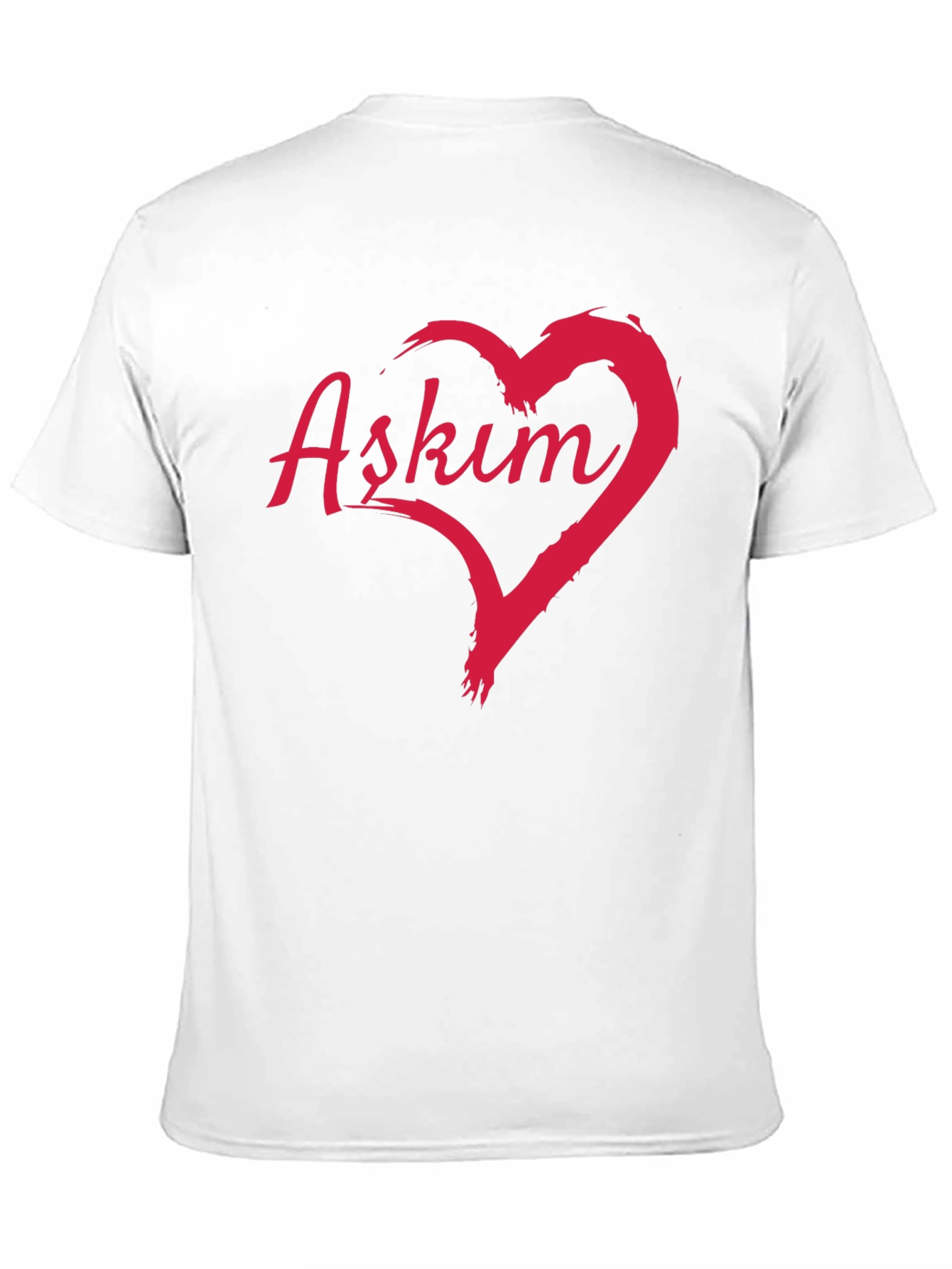 Askim Heart Graphic T-Shirt - Black
