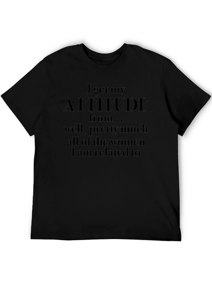 Attitude From Womens T-Shirt