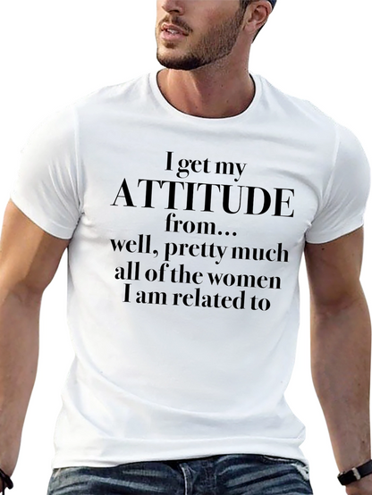 Attitude From Womens T-Shirt