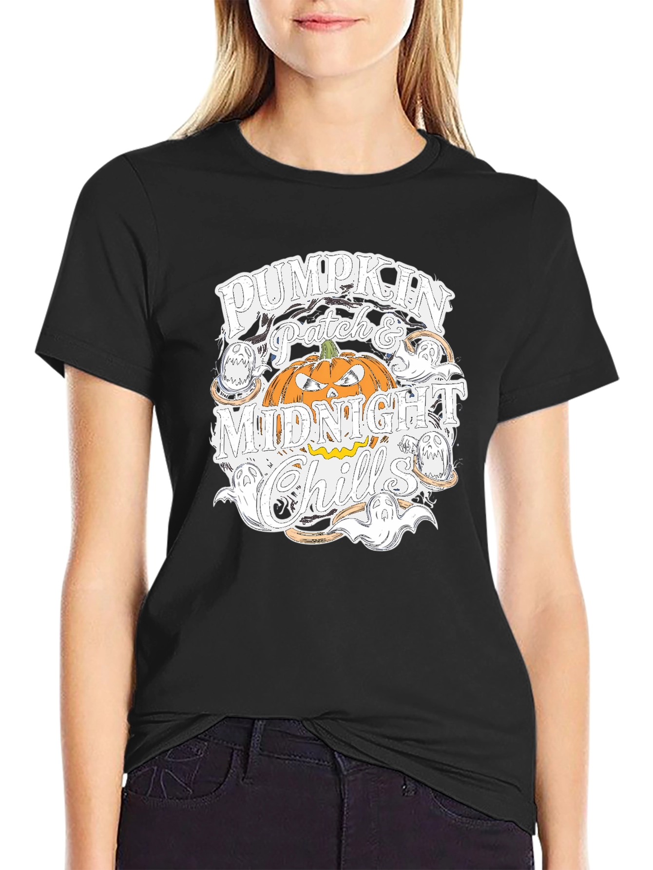 Pumpkin Patch Midnight Chills Graphic Tee