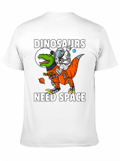 Dinosaurs Need Space T-Shirt Astronaut Riding Dino