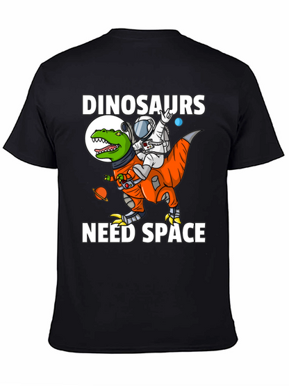 Dinosaurs Need Space T-Shirt Astronaut Riding Dino