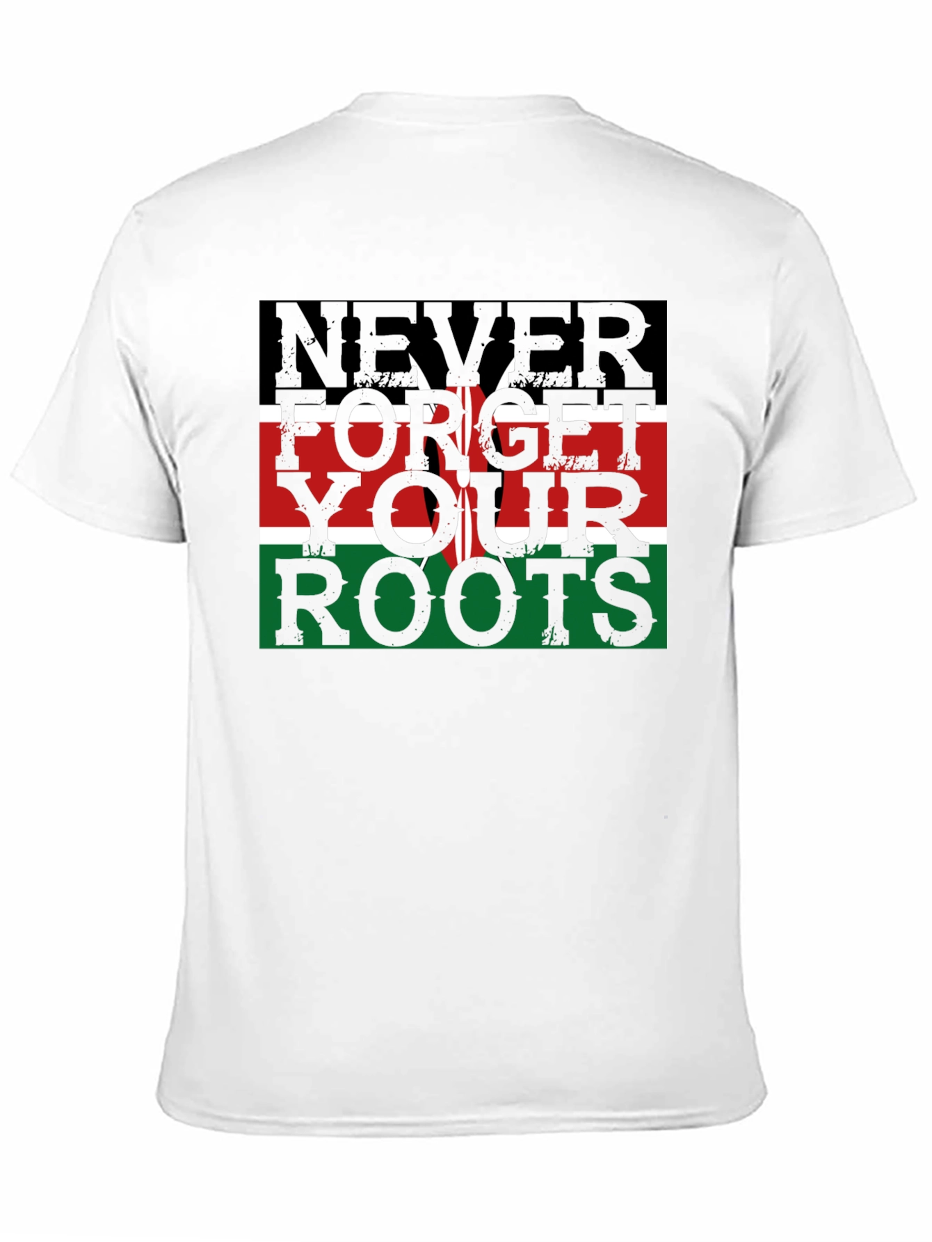 Kenya Roots T-Shirt - Never Forget Design