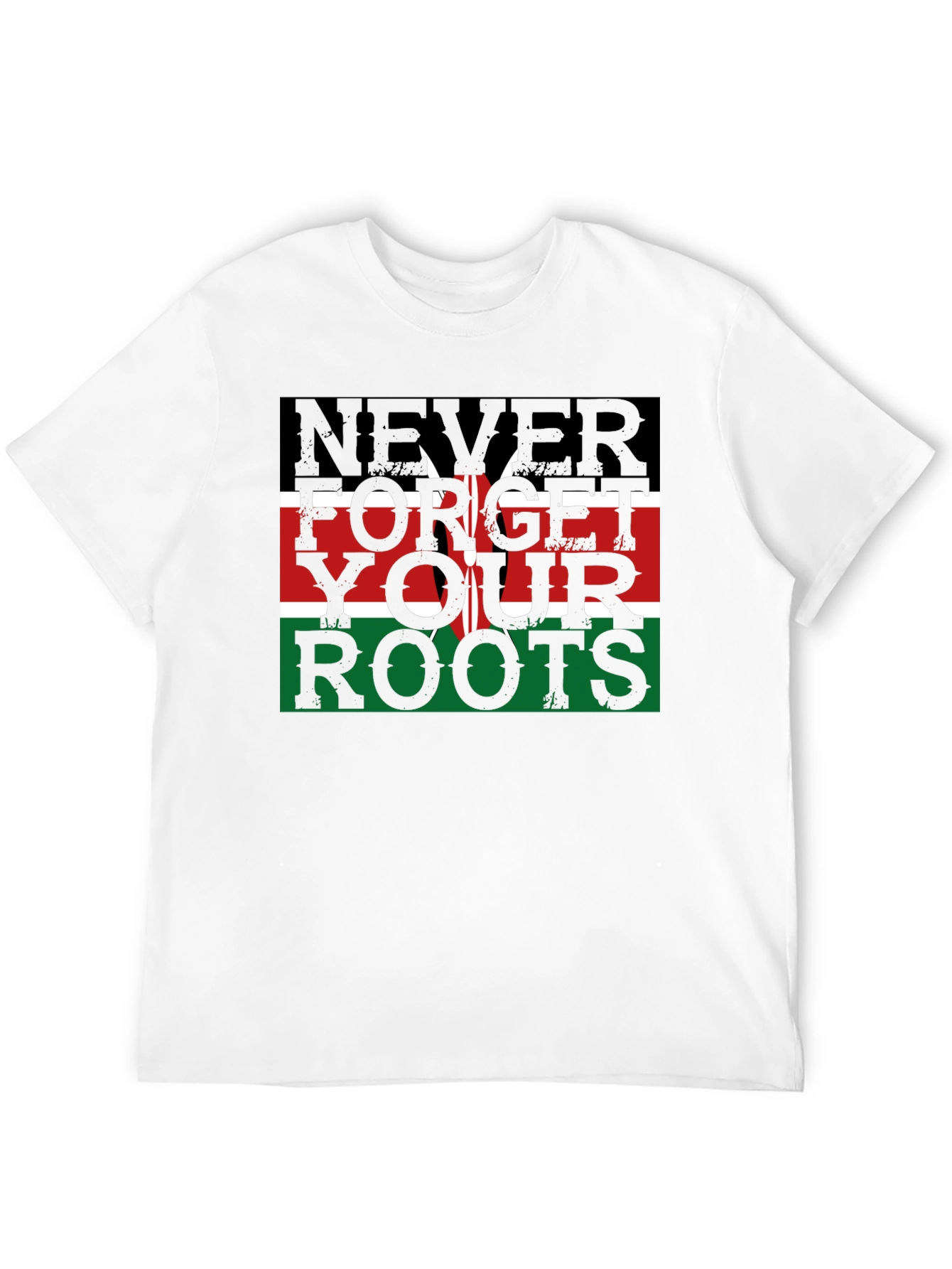 Kenya Roots T-Shirt - Never Forget Design
