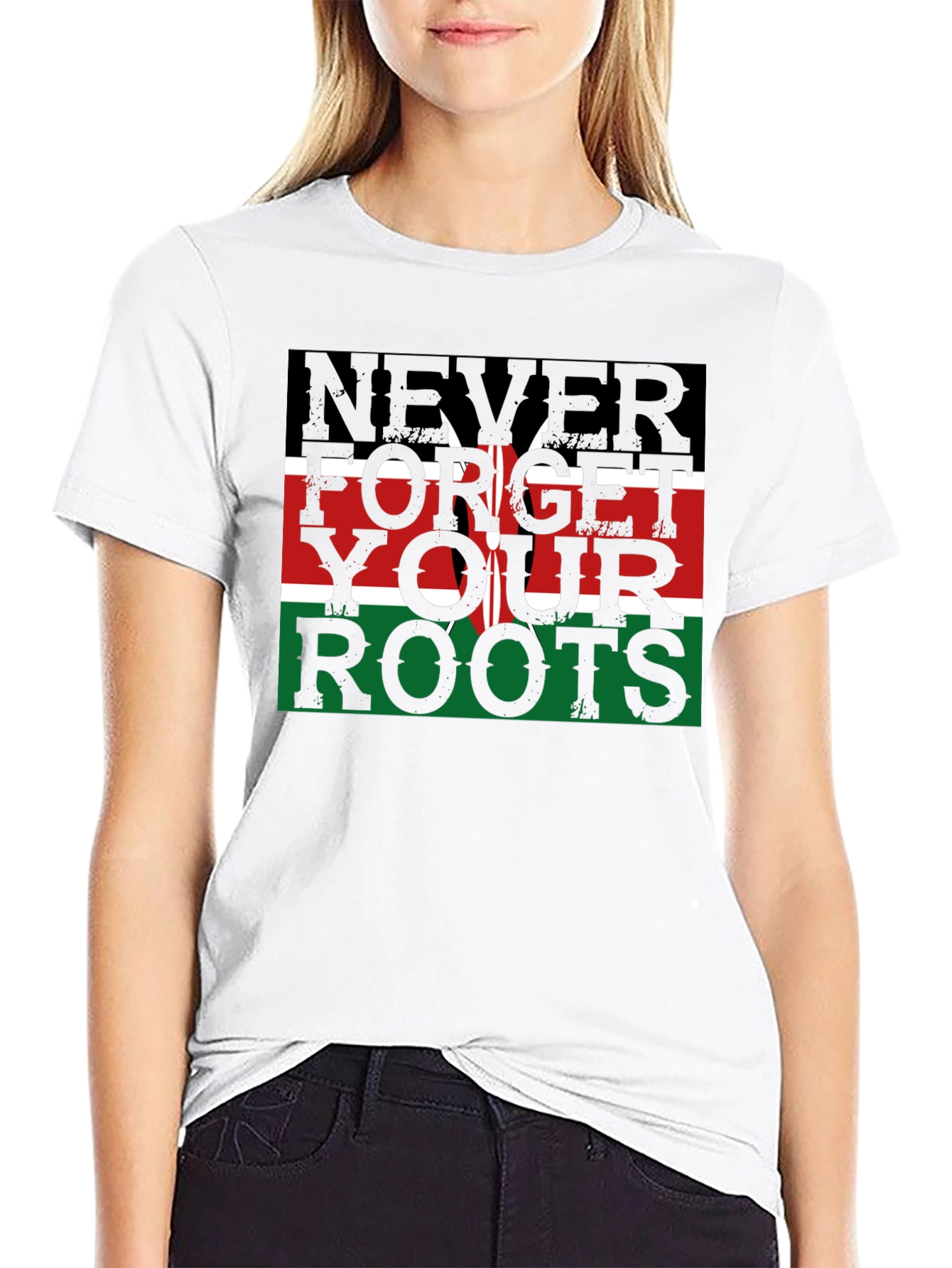 Kenya Roots T-Shirt - Never Forget Design