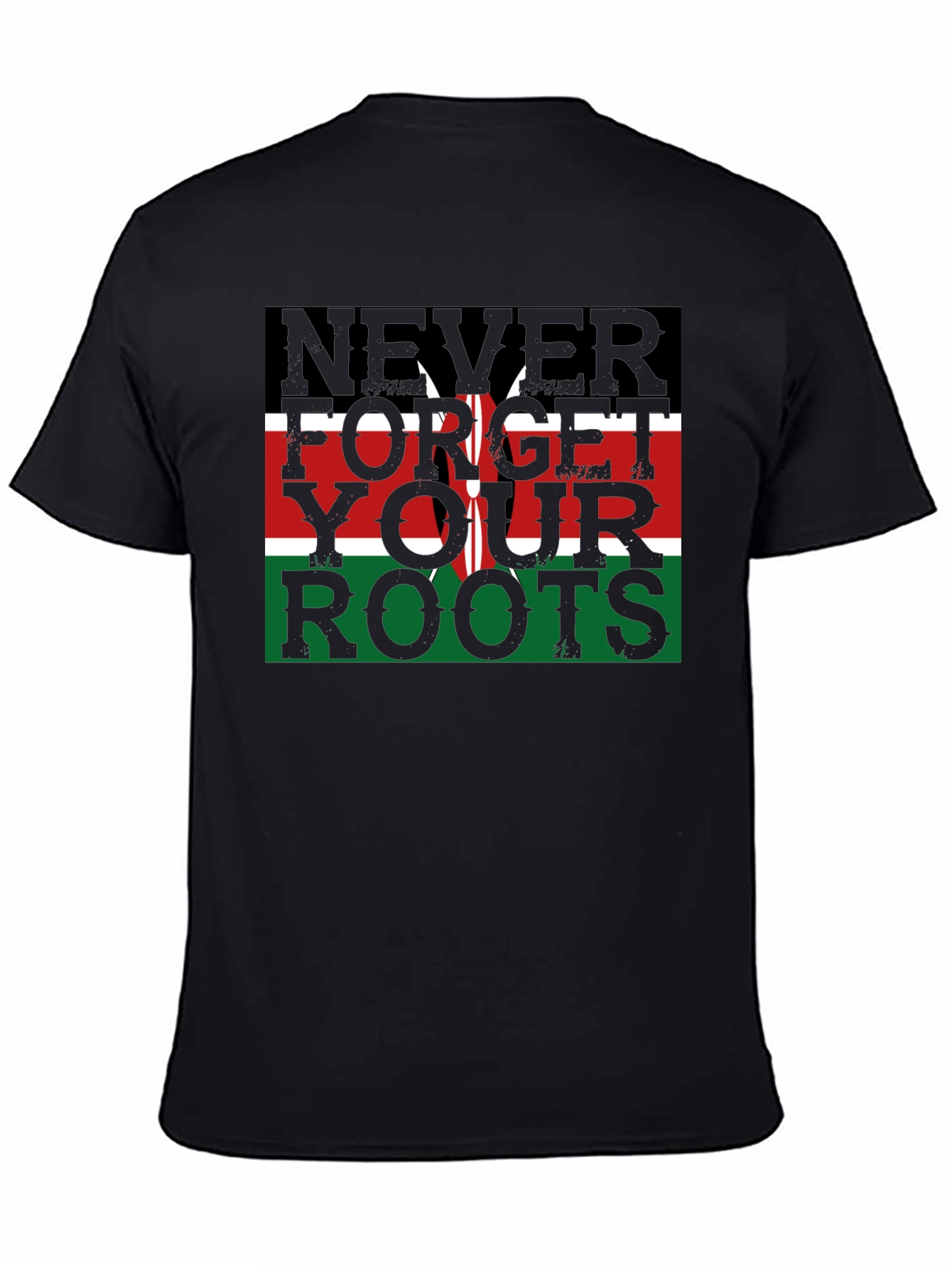 Kenya Roots T-Shirt - Never Forget Design