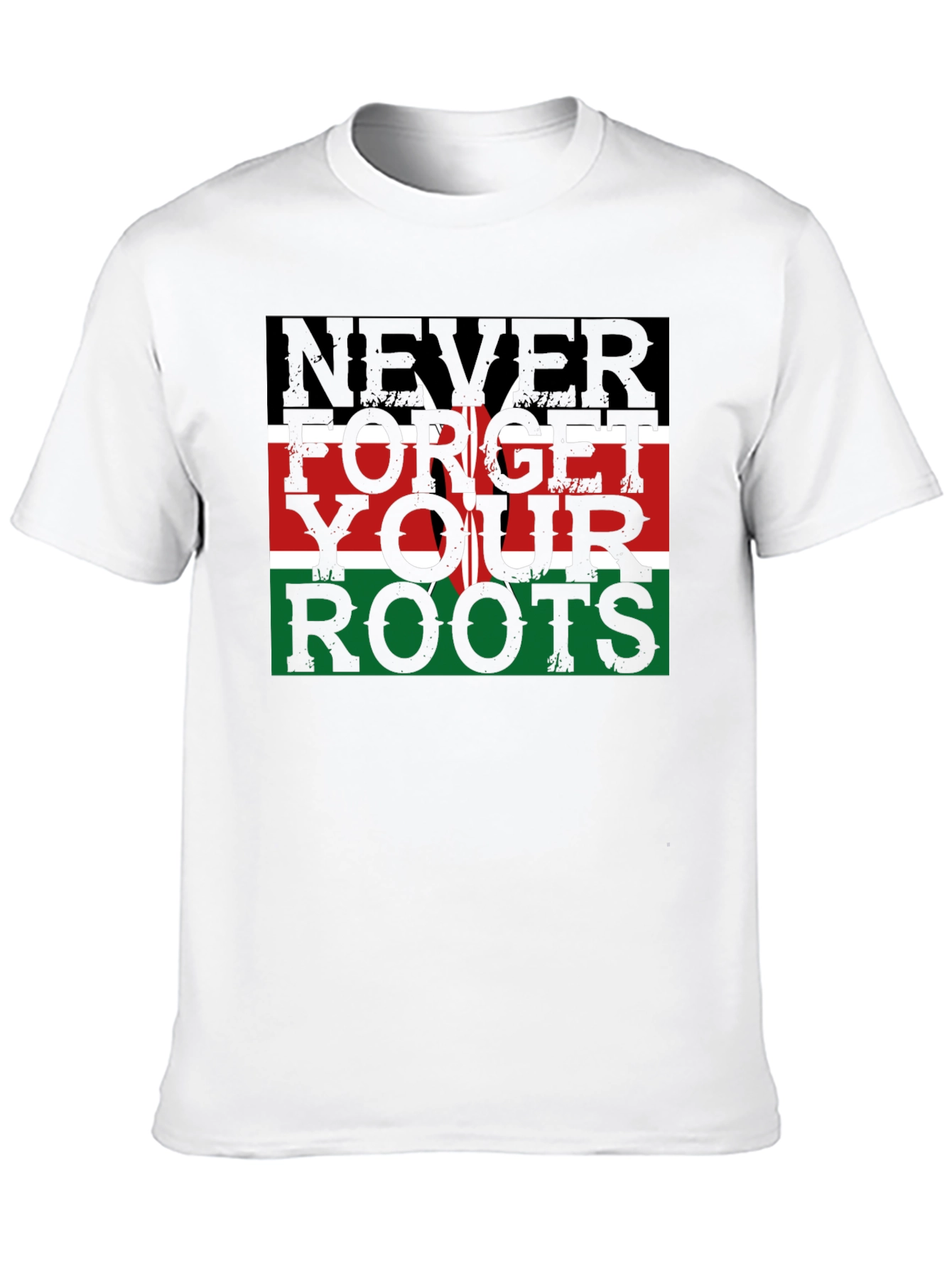 Kenya Roots T-Shirt - Never Forget Design