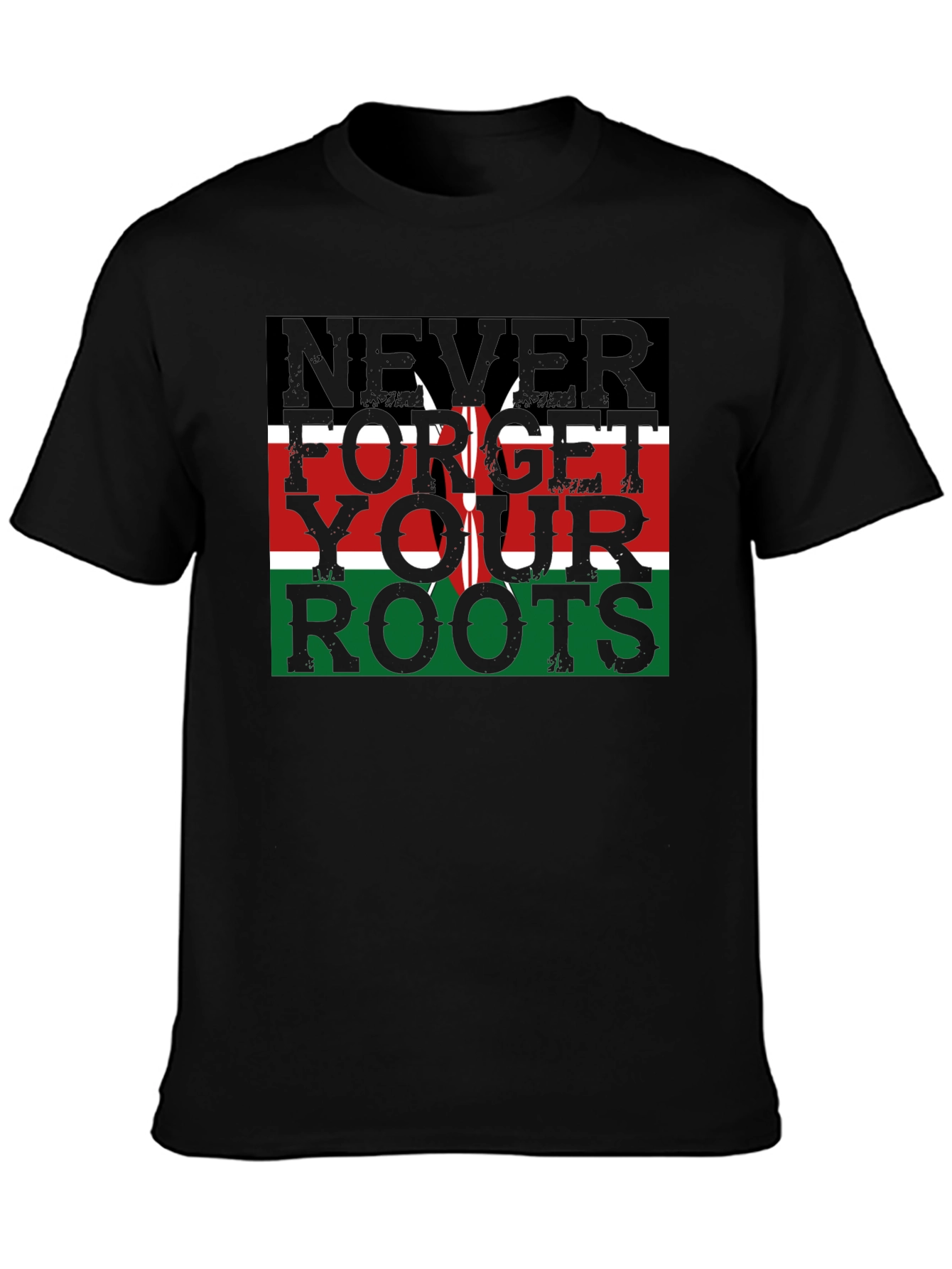 Kenya Roots T-Shirt - Never Forget Design