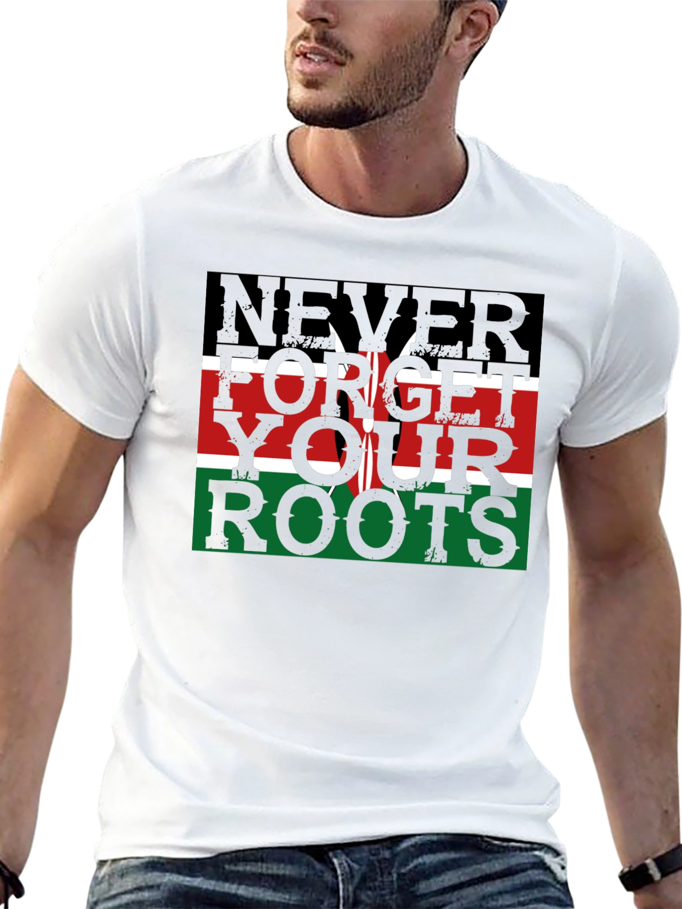 Kenya Roots T-Shirt - Never Forget Design