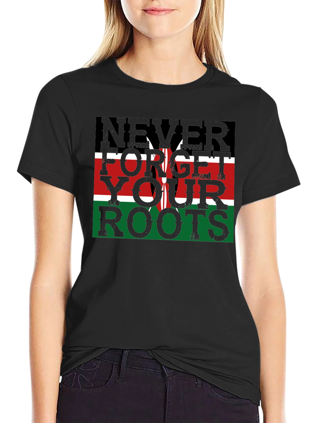 Kenya Roots T-Shirt - Never Forget Design