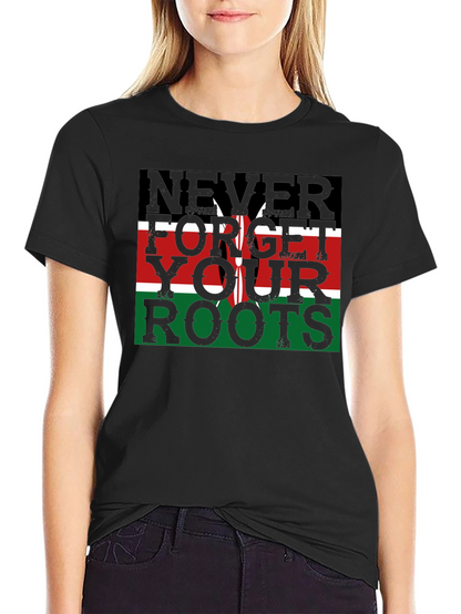 Kenya Roots T-Shirt - Never Forget Design