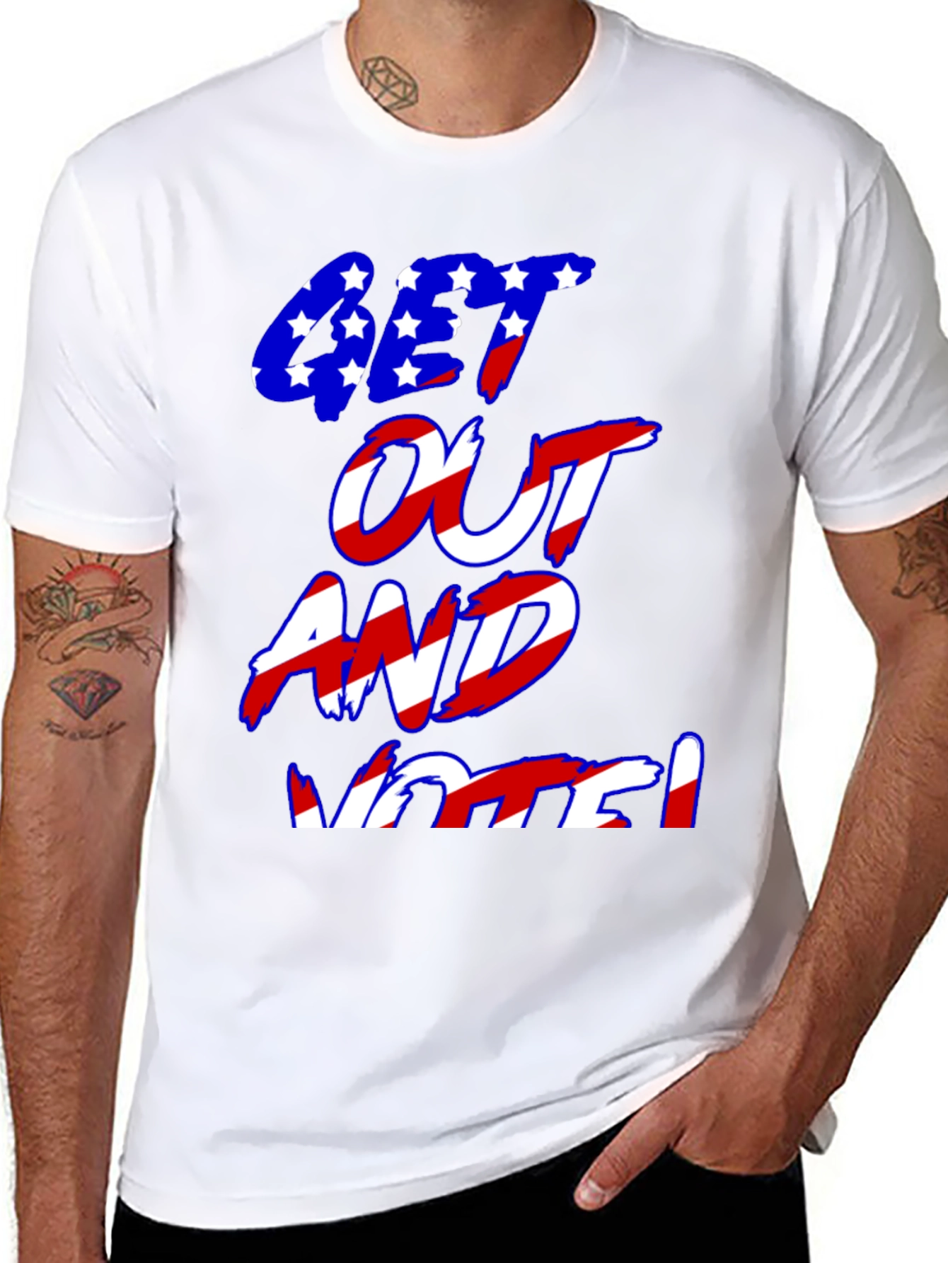 Get Out and Vote Graphic T-Shirt