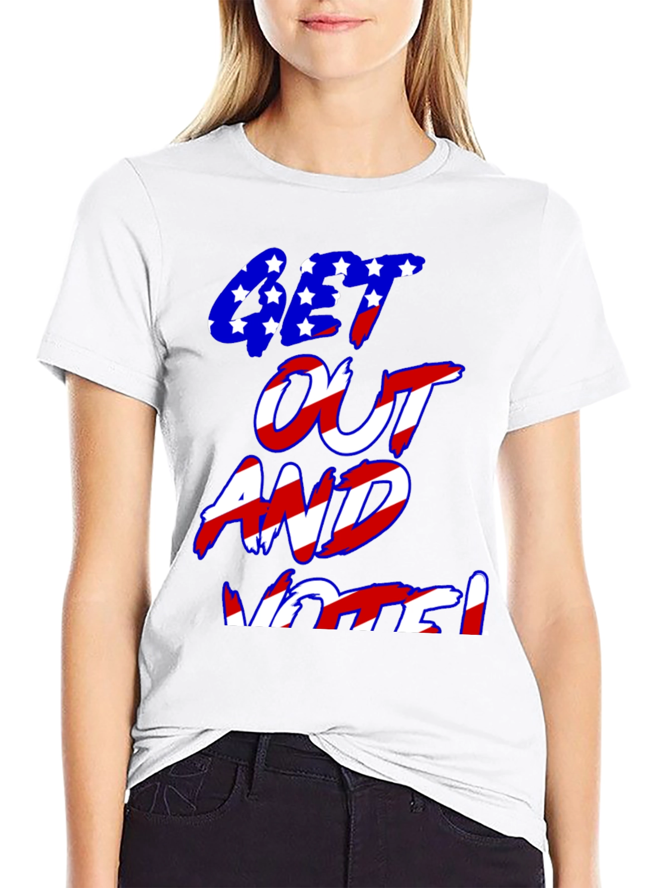 Get Out and Vote Graphic T-Shirt