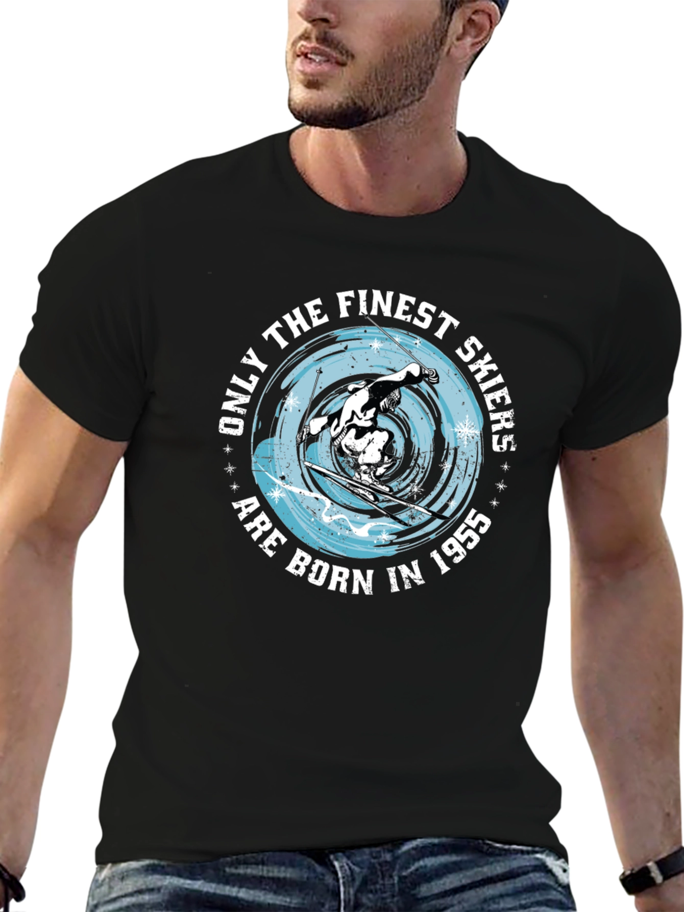 Finest Skiers Born in 1955 T-Shirt