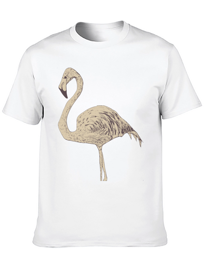 Flamingo Graphic Tee - Casual Comfort