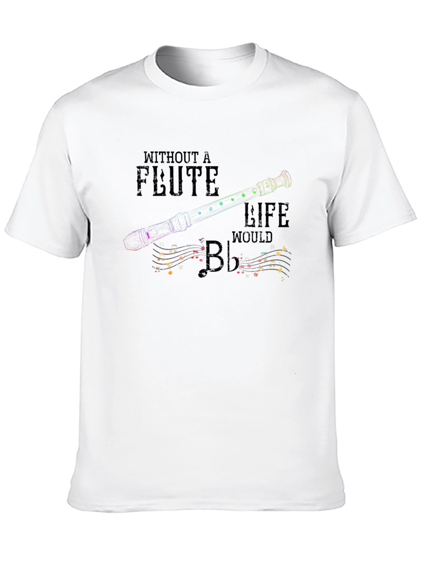 Flute Life Graphic T-Shirt - Music Lover Tee