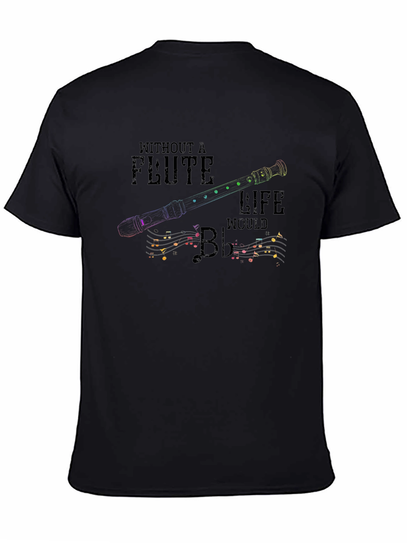 Flute Life Graphic T-Shirt - Music Lover Tee