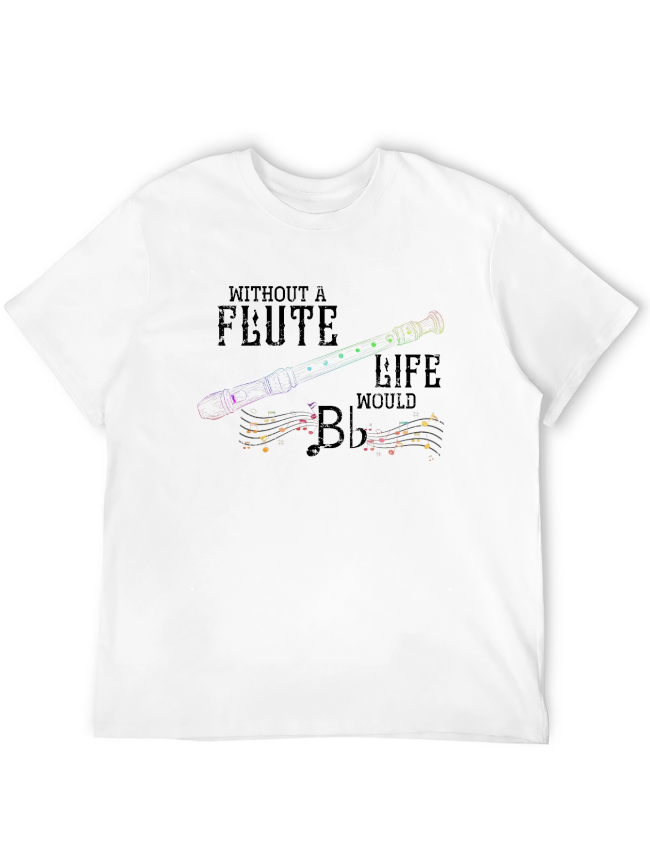 Flute Life Graphic T-Shirt - Music Lover Tee