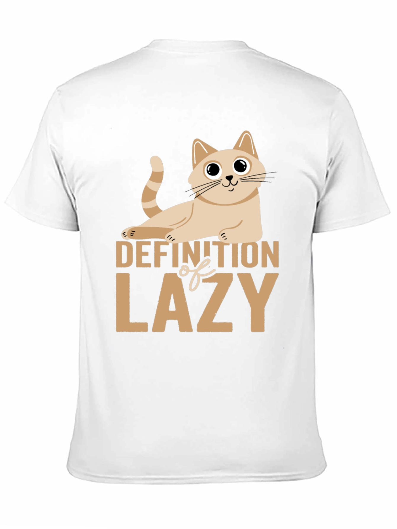 Lazy Definition Cat T-Shirt