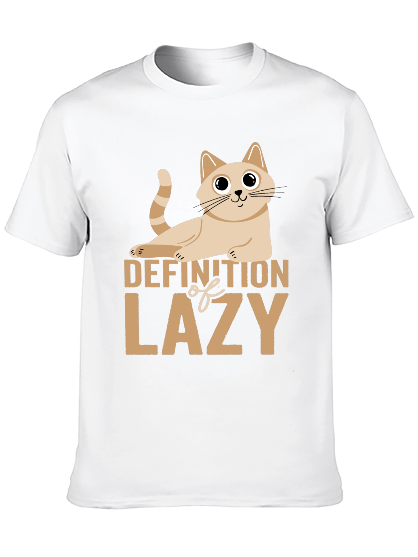 Lazy Definition Cat T-Shirt