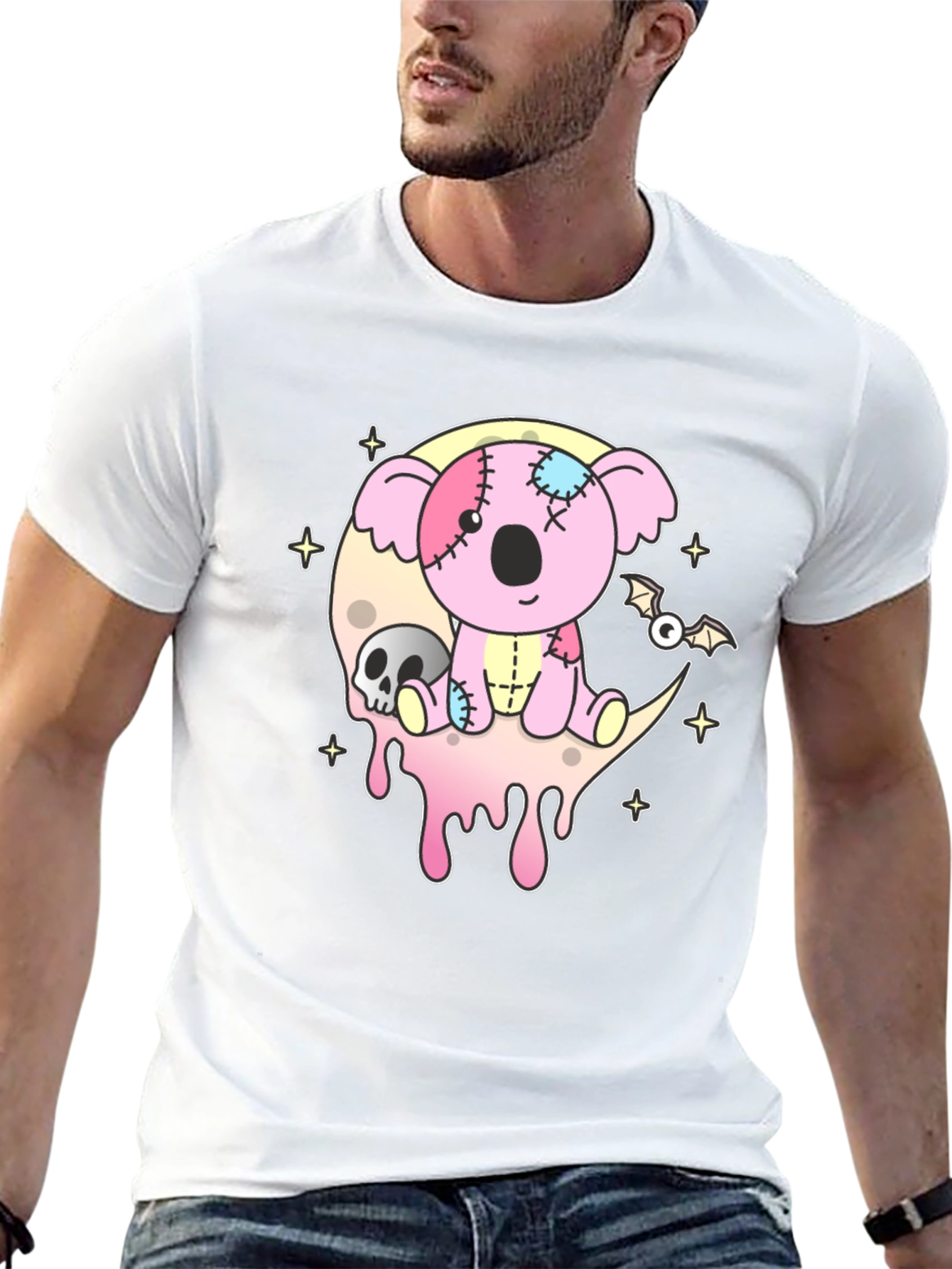 Creepy Cute Koala Bear Graphic T-Shirt