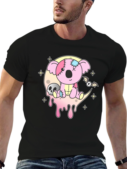 Creepy Cute Koala Bear Graphic T-Shirt