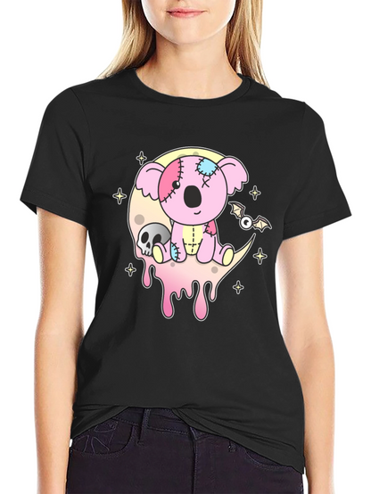 Creepy Cute Koala Bear Graphic T-Shirt