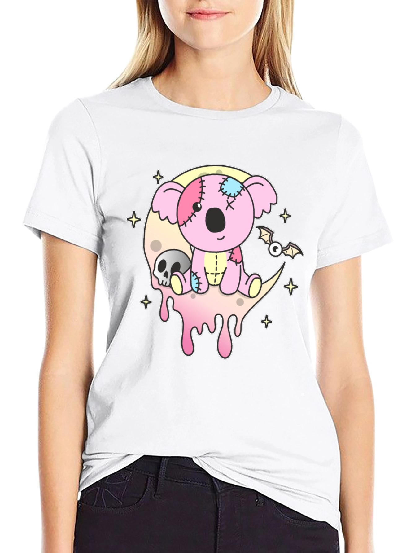Creepy Cute Koala Bear Graphic T-Shirt
