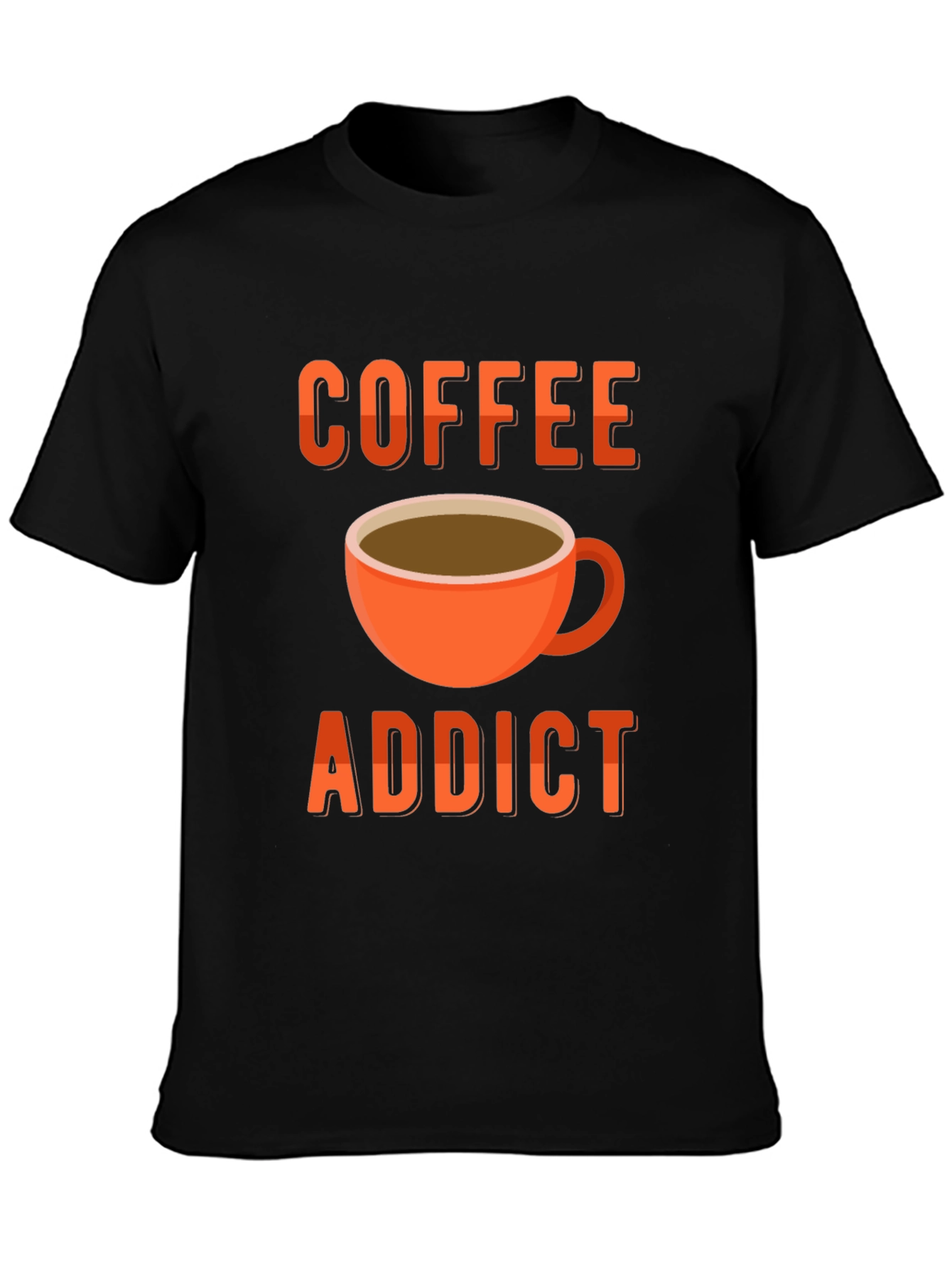 Coffee Addict T-Shirt - Black Graphic Tee