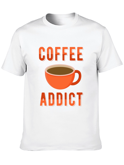 Coffee Addict T-Shirt - Black Graphic Tee