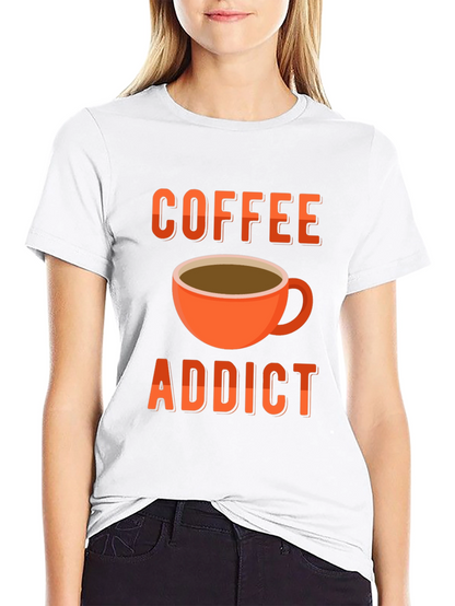Coffee Addict T-Shirt - Black Graphic Tee