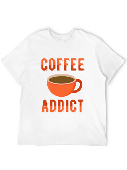 Coffee Addict T-Shirt - Black Graphic Tee