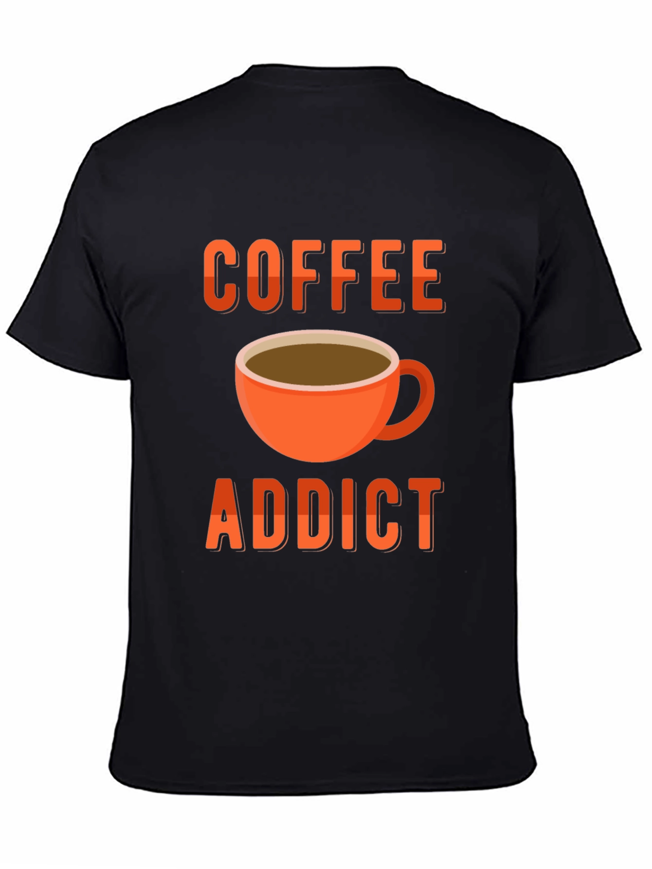 Coffee Addict T-Shirt - Black Graphic Tee