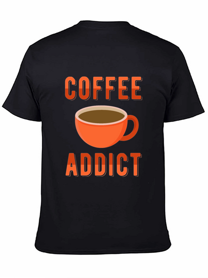 Coffee Addict T-Shirt - Black Graphic Tee