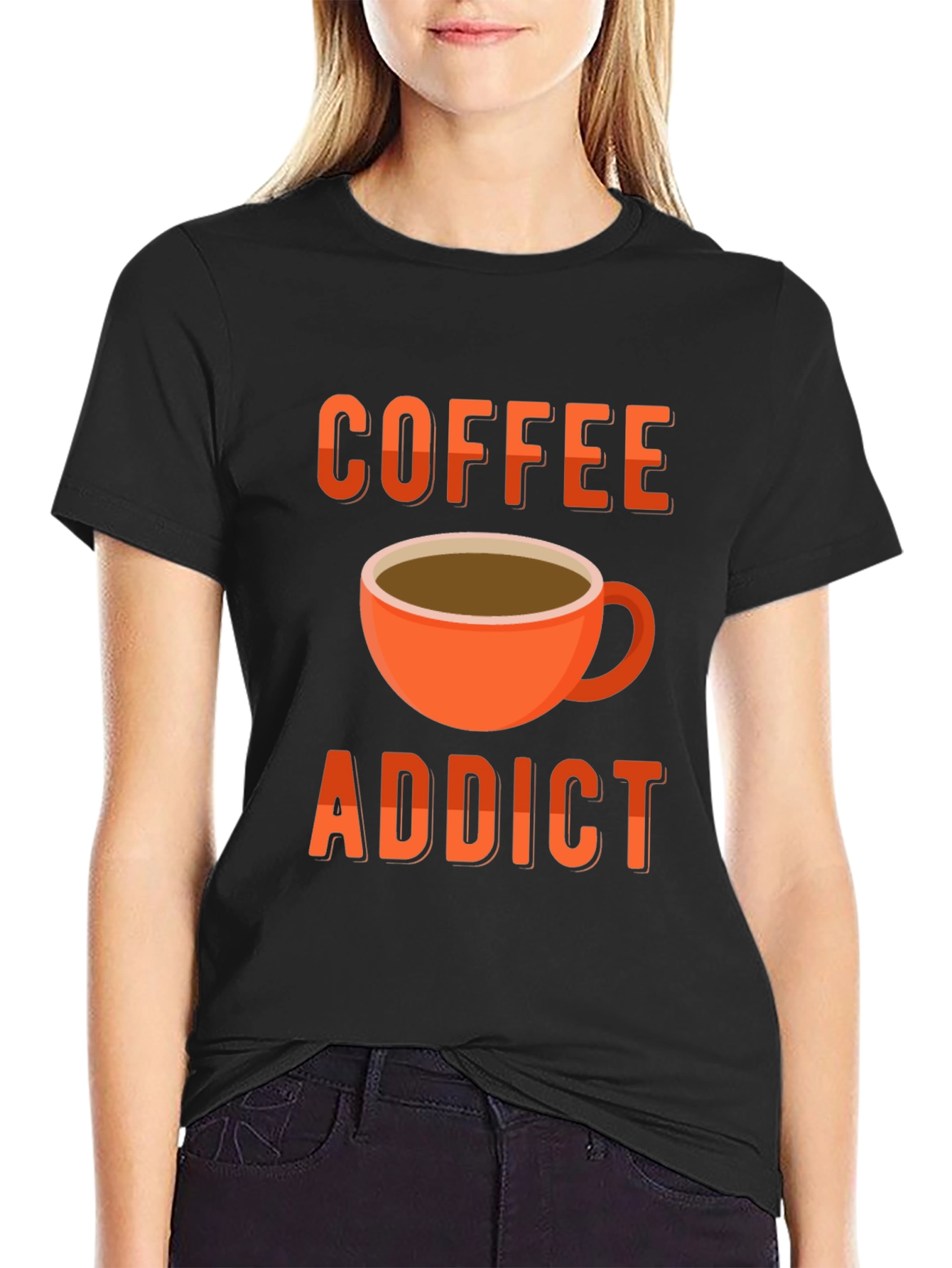 Coffee Addict T-Shirt - Black Graphic Tee