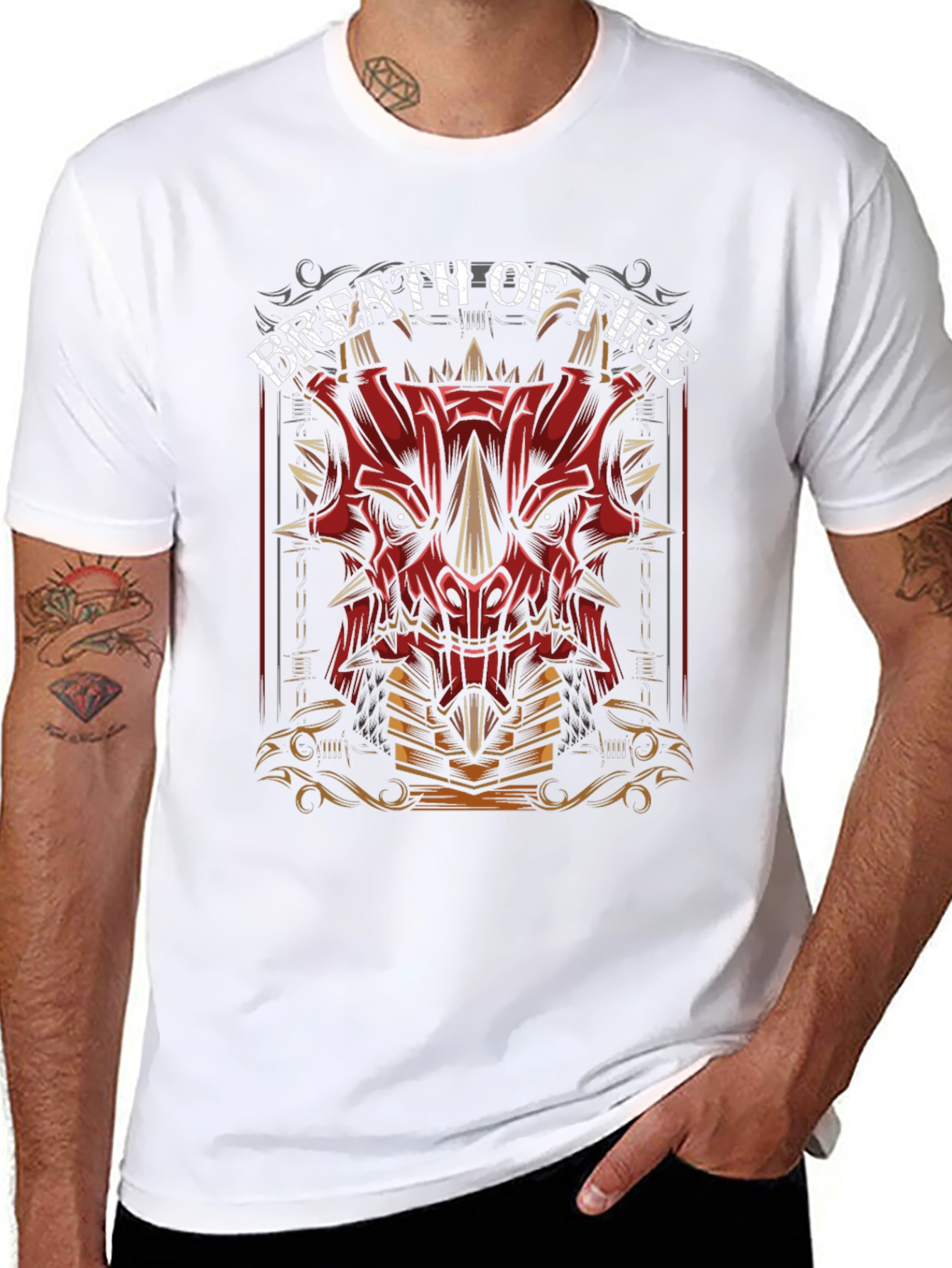 Dragon Breath of Fire Graphic T-Shirt