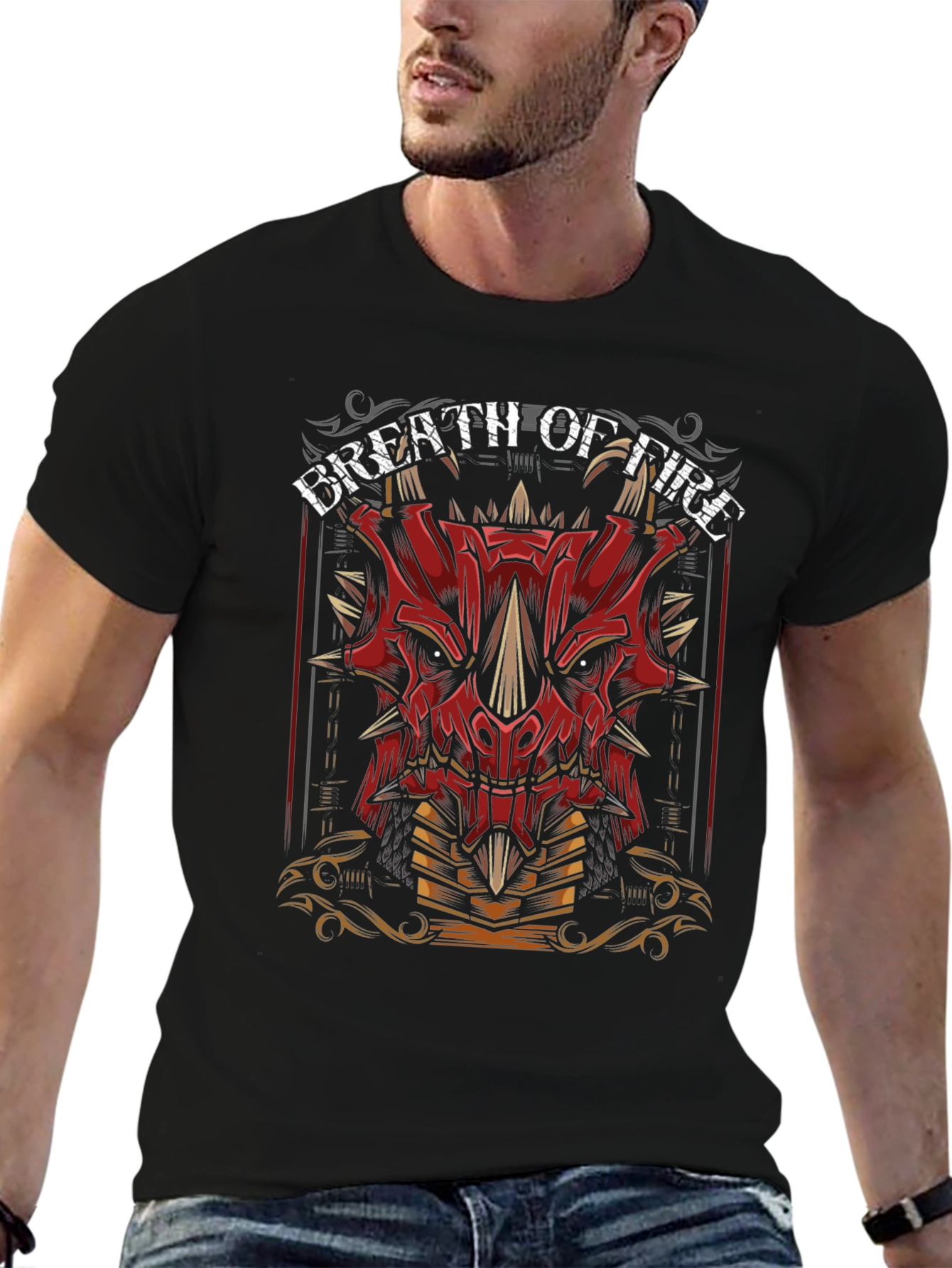 Dragon Breath of Fire Graphic T-Shirt