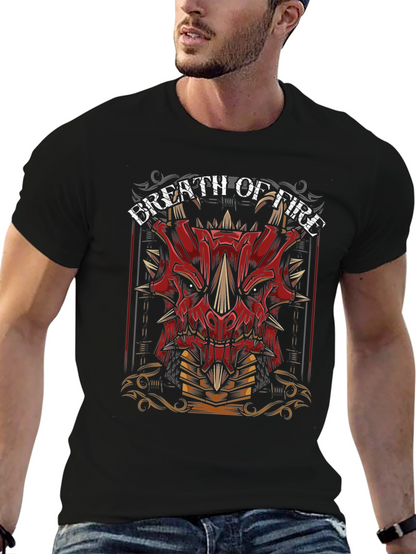 Dragon Breath of Fire Graphic T-Shirt