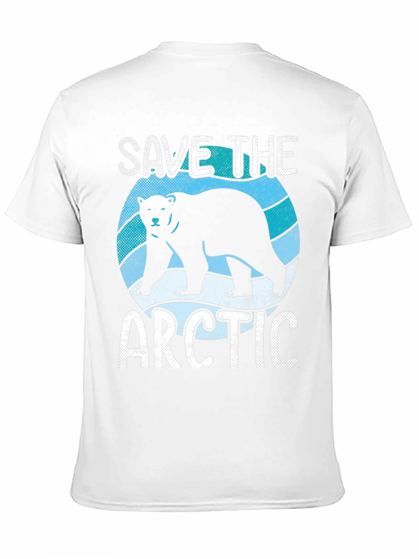 Save the Arctic Graphic T-Shirt - Black Cotton Tee