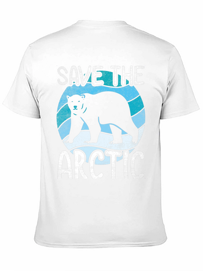 Save the Arctic Graphic T-Shirt - Black Cotton Tee