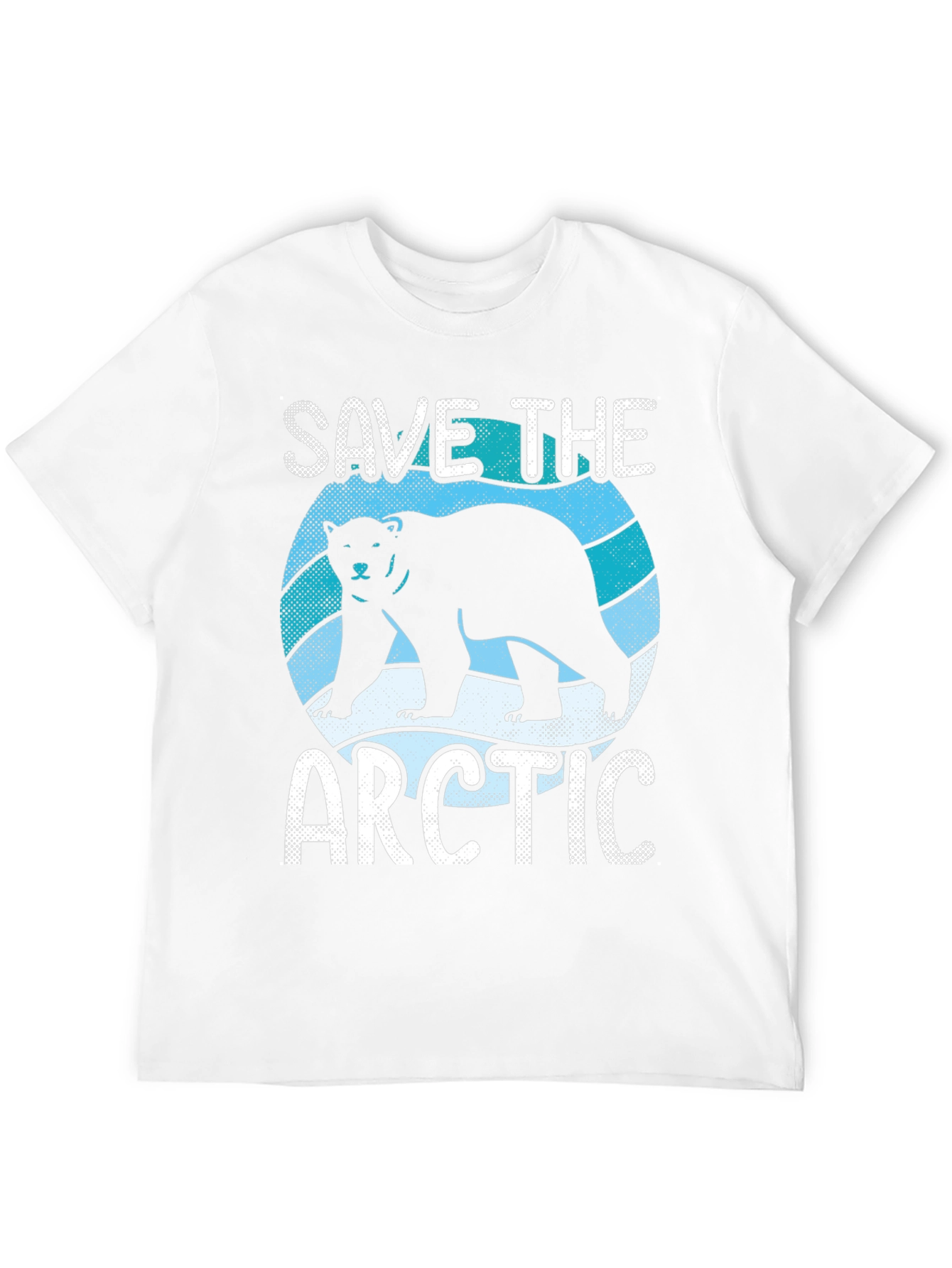 Save the Arctic Graphic T-Shirt - Black Cotton Tee