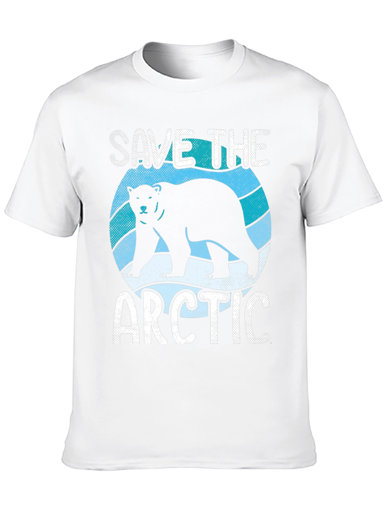 Save the Arctic Graphic T-Shirt - Black Cotton Tee