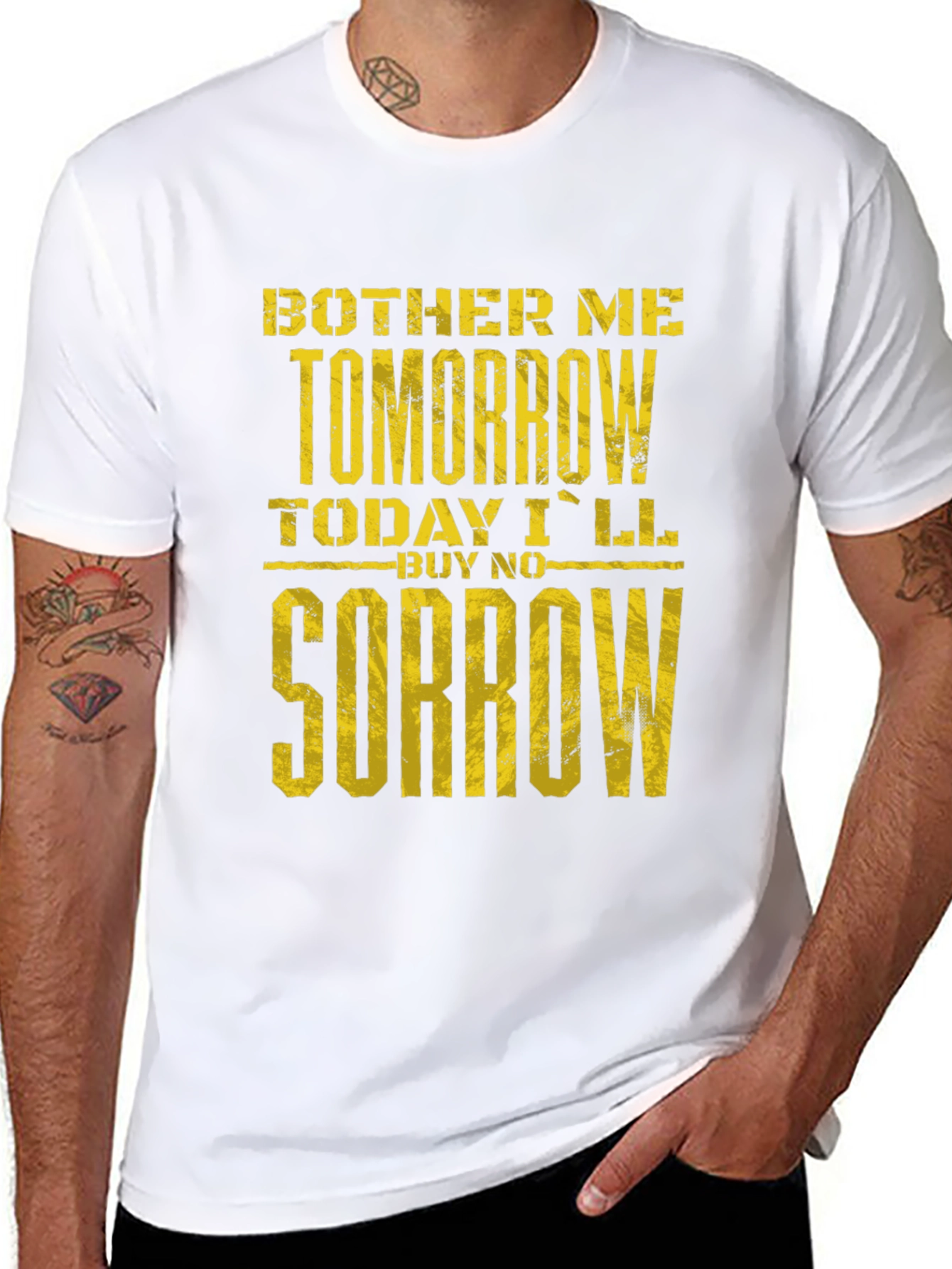 Bother Me Tomorrow T-Shirt - Funny Graphic Tee