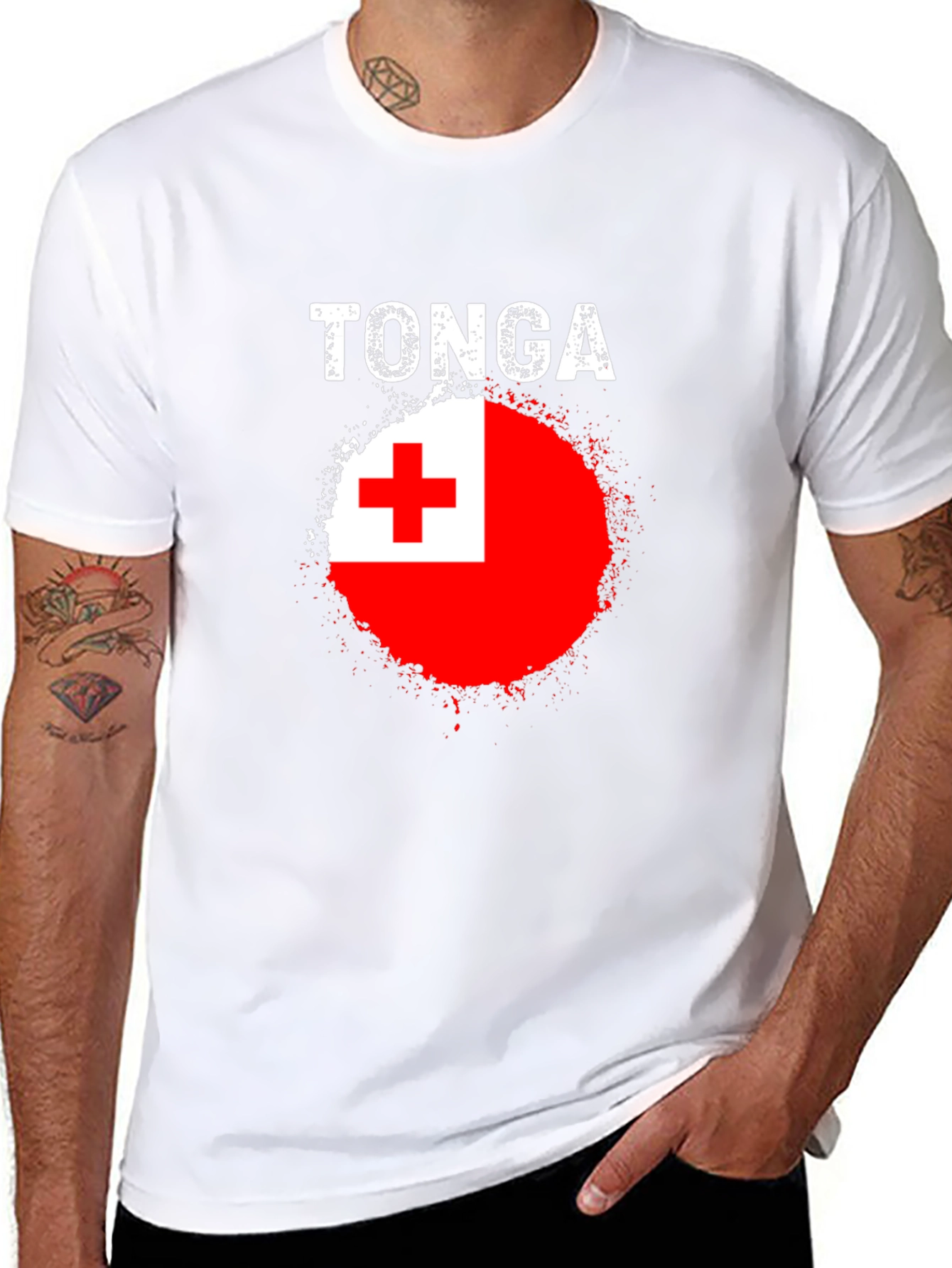 Tonga Flag T-Shirt: Patriotic Graphic Tee