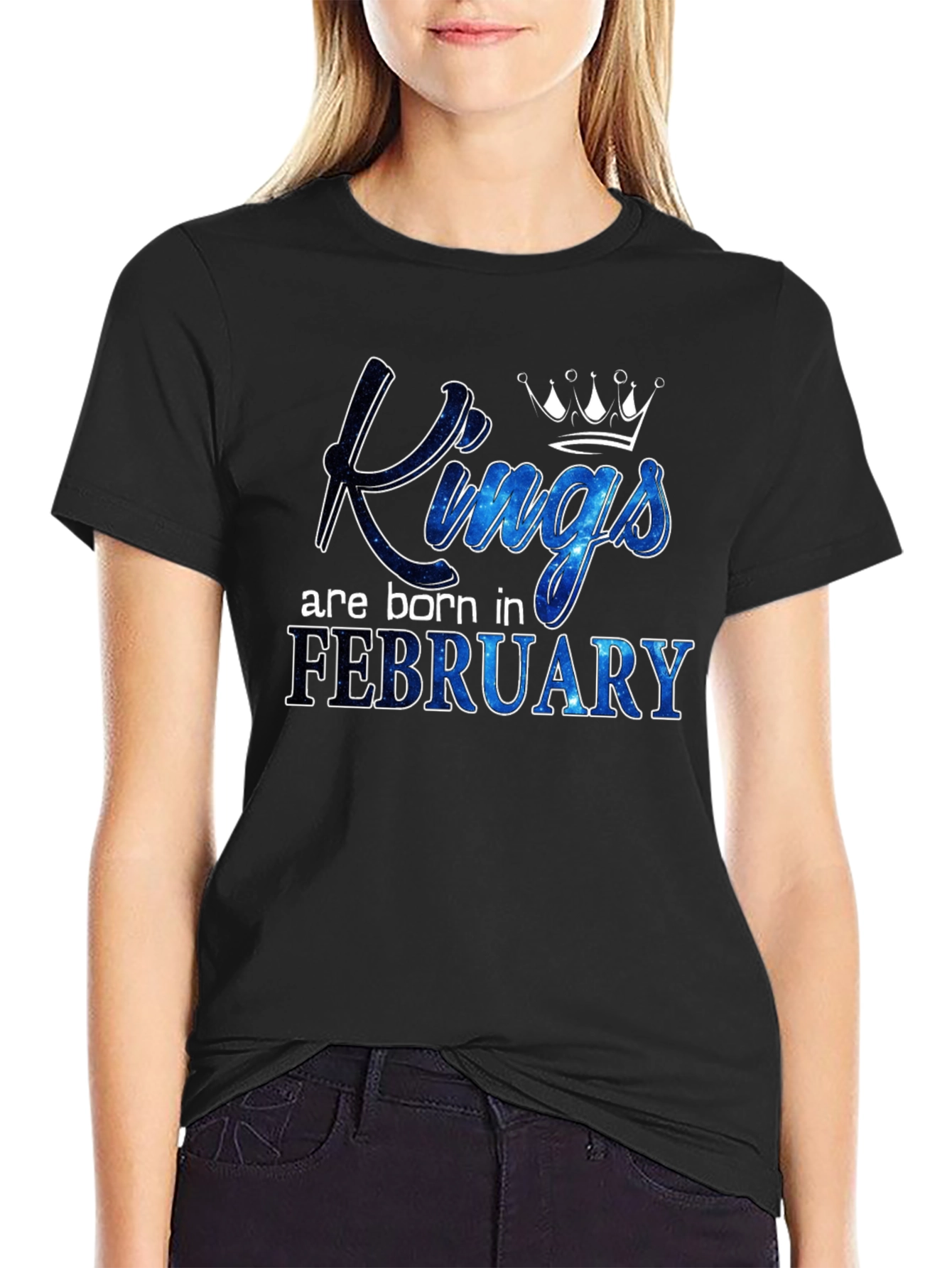 Kings Are Born in February T-Shirt